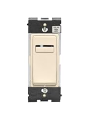 Leviton Renu Incandescent Dimmer REI06-GC for Single Pole, 3-way or more Applications, 600W-120VAC, in Gold Coast White