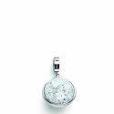 Leonardo Clipanhänger Edelstahl + Glas Snowball Darlin's 011283