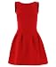 Womens Sleeveless Seam Panel Skater Dress