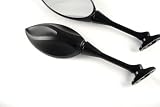 BG Black Sport Mirror Pair for Honda CBR 600RR 600RA 1000RR