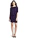 Bordeaux Women's Cowl Back Mini Dress, Concord, Large