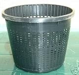 Two Lily baskets water plant pots small round 13dia x10cm