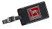 labrador25  - Red LabradorRetriever Leather Luggage Tag