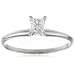 14k Gold Princess-Cut Solitaire Engag…