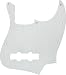Sharp Concepts Aluminum Jazz Bass Pickguard, Brushed Aluminum