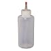 Vestil BTL-RC-16 Low Density Polyethylene (LDPE) Round Squeeze Dispensing Bottle with Removable Red Cap, 2-13/16" Diameter x 7-13/16" Height, 16 oz Capacity, Clear
