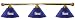 New England Patriots Pool Table Light - Brass Bar