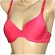 Mamia Demi Cup Multifunctional And Adjustable Padded Underwire Bra With Hearts and Kissing written