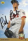 Rich Becker, Visalia Oaks - Twins Affiliate Autographed Card