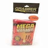 Grabber Warmers 12+ Hour Mega Warmer Maximum Heat 6 pr Grabber Warmers 12+ Hour Mega Warmer Maximum Heat 6 pr