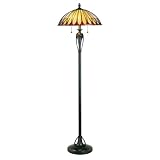 Quoizel Alahambre Tiffany 2-Light Floor Lamp
