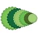 Spellbinders S4-124 Nestabilities 6-Piece Concentric Die Template, Classic Scalloped Circles, Large