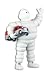 Michelinmännchen mit LKW unter dem Arm, PVC Figur