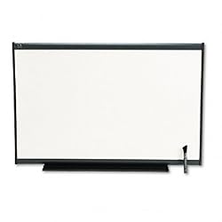 Quartet TE543G Quartet Total Erase Marker Board, 36 x 24, White, Graphite Frame