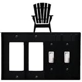 Adirondack Combination Cover - Double GFI Left With Double Switch Right