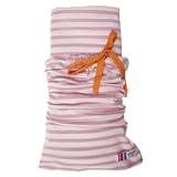 giggle Better Basics Fitted Stripe Crib Sheet - Pink (Organic Cotton)