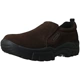 Roper Men's Performance Suede Slip-On Shoes Round Toe