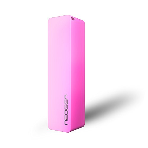 Soltech NeoGen STS-EX2600 2600mAh Ultra-Compact Portable Charger External Battery Power Bank for iPhone 4/4S/5/5C/5S Samsung Galaxy S3/S4/Note 2/Note 3 - Retail Packaging - Pink