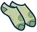 LIFE IS GOOD GO GREEN GOOD KARMA SOCKS - WOMENS