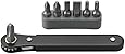 Neiko&reg; 03044A 1/4-Drive Mini-size Ratcheting Screwdriver and Bit Set, Cr-V | Includes 7 Bits