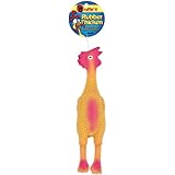 Ruffin' It Rubber Chicken Pet Toy, Small