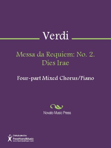 Messa da Requiem: No. 2. Dies Irae Sheet Music