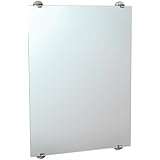 Gatco 1569 Zone Minimalist Mirror, Satin Nickel