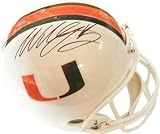 Willis McGahee Autographed/Hand Signed Miami Hurricanes Full Size Replica Helmet- JSA Hologram