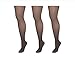 Hanes Alive Womens Nylon Full Support Reinforced Toe Sheer Pantyhose (Pack of 3)