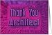 Thank You Architect Card