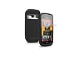 Custodia in silicone Flex per Nokia 701 pi� screen protector Clear, colore Nero