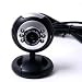 USB 6 LED PC Webcam Camera plus + Night Vision MSN, ICQ, AIM, Skype, Net Meeting and compatible with Win 98 / 2000 / NT / Me / XP / Vista