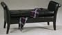 Elegant PU Bench with Storage