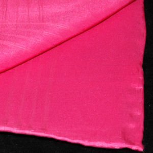 Swagger & Swoon Cerise Silk Handkerchief