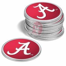Alabama Crimson Tide Golf Ball Marker Pack)