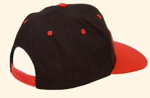 Chicago Bulls Windy City NBA Snapback Hat, Black Red + GT Sweat Wristband