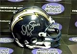 Junior Seau autographed San Diego Chargers Mini Helmet