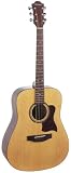 Hohner HW350 Full-Sized Dreadnaught Acoustic Guitar with Hardshell Case