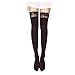 FUNOC® Sexy Women Lace Top Thick Opaque Thigh High Stockings
