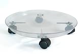 KECO 14 Rolling Plant Saucer - Clear