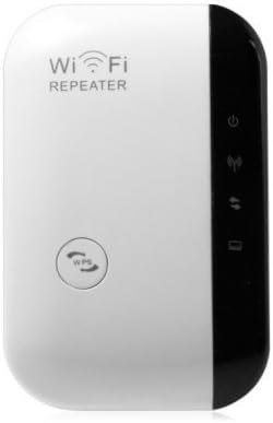 LMG Wifi Range Extender，Wireless-N Mini Repeater 2.4G Lan AP High Speed Signal Booster Access Point Amplifier Network Adapter Wlan Router Repeater/AP Modes Comply 802.11 with WPS(US Plug)