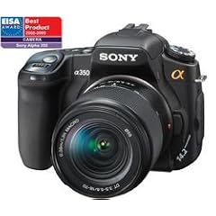 Sony A 350 K SLR-Digitalkamera (14 Megapixel, LifeView, Bildstabilisator) Kit inkl. 18-70mm Objektiv