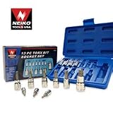Neiko Professional-Grade 13-Piece Torx Bit T-Socket Set
