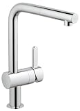 Grohe 32454000 Flair Einhand-Sp&uuml;ltischbatterie L-Auslauf herausziehbarer Mousseur