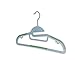 BriaUSA Dry Wet Clothes Hangers Amphibious Light Green with Non-Slip Shoulder Design, Steel Swivel Hooks – Set of 10