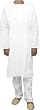 Casual Dress Men Cotton Clothing Embroidered Kurta Pajama Long Sleeve