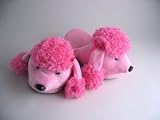 Kreative Kids Poodle Plush Pink Slippers