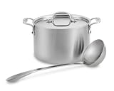 All-Clad Brushed Stainless Steel Professional Soup Pot with Ladle, 4-Qt., from... by Williams-Sonoma