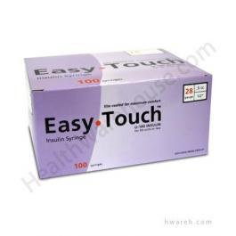 EasyTouch <b>Insulin</b> <b>Syringe</b> 28 Gauge, 5/10cc, 1/2