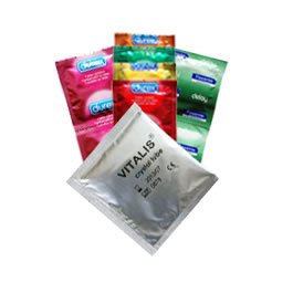 100 Durex PleasureMax, Durex Select Fruity und Pasante Delay + Gratis Vitalis lube Preisvergleich